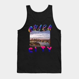 CHARM CITY BALTIMORE 410 DESIGN Tank Top